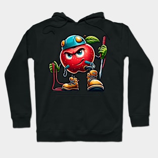 apple the rock climber Hoodie